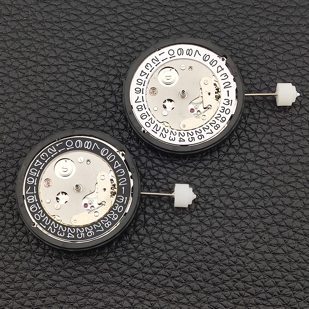 China NH35 Movement Watch Movement 3 O'Clock Black/White Calendar Replacement Japan NH35 Mechanical Movement Watch Accessories image 6