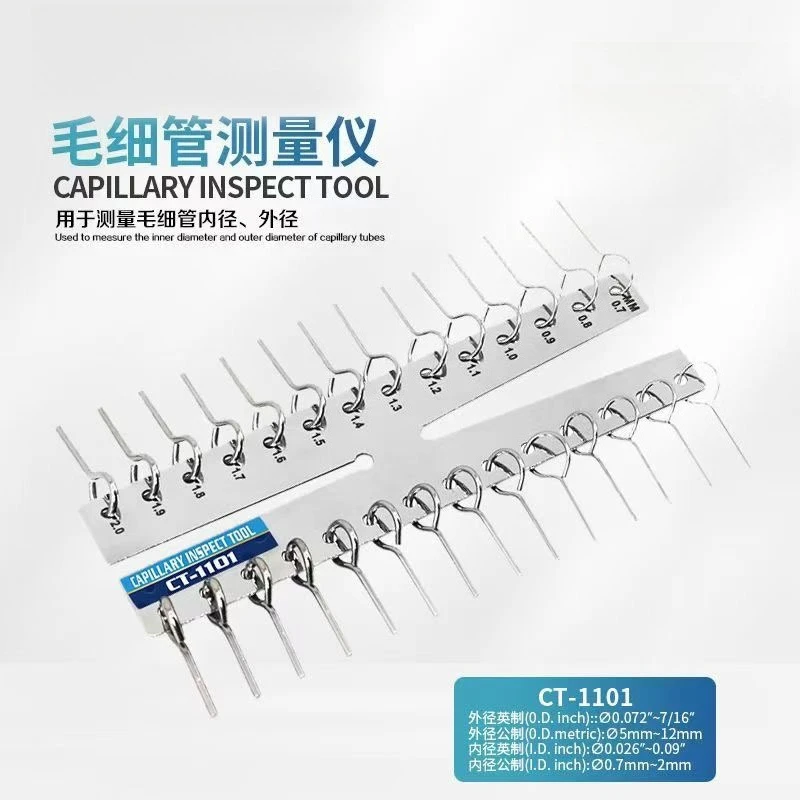 High Precision Capillary Tube ID OD Measuring Instrument for Copper Pipe Measuring Tool