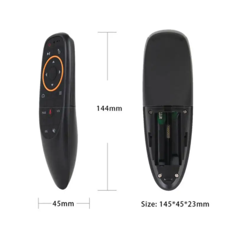 1~6PCS RF Gyroscope G10 Smart Voice Remote Control for Android TV Box PC Wireless Air Mouse IR Learning