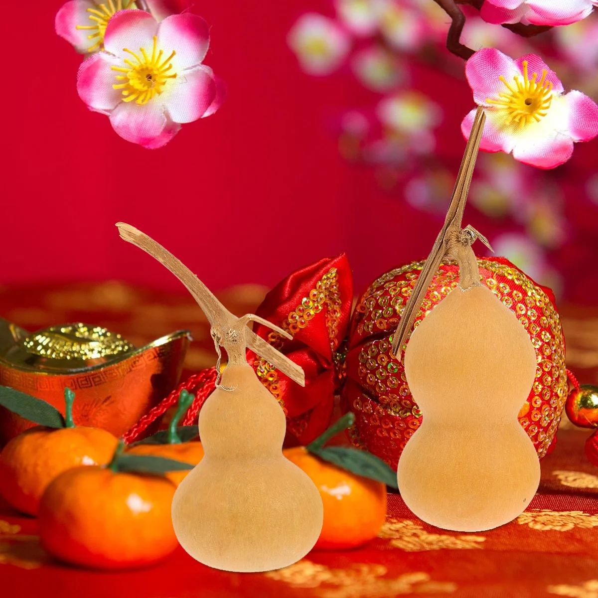 10 Pcs Crafts Mini Gourd Natural Desktop Decorative Adorn Calabash Decors Ornaments