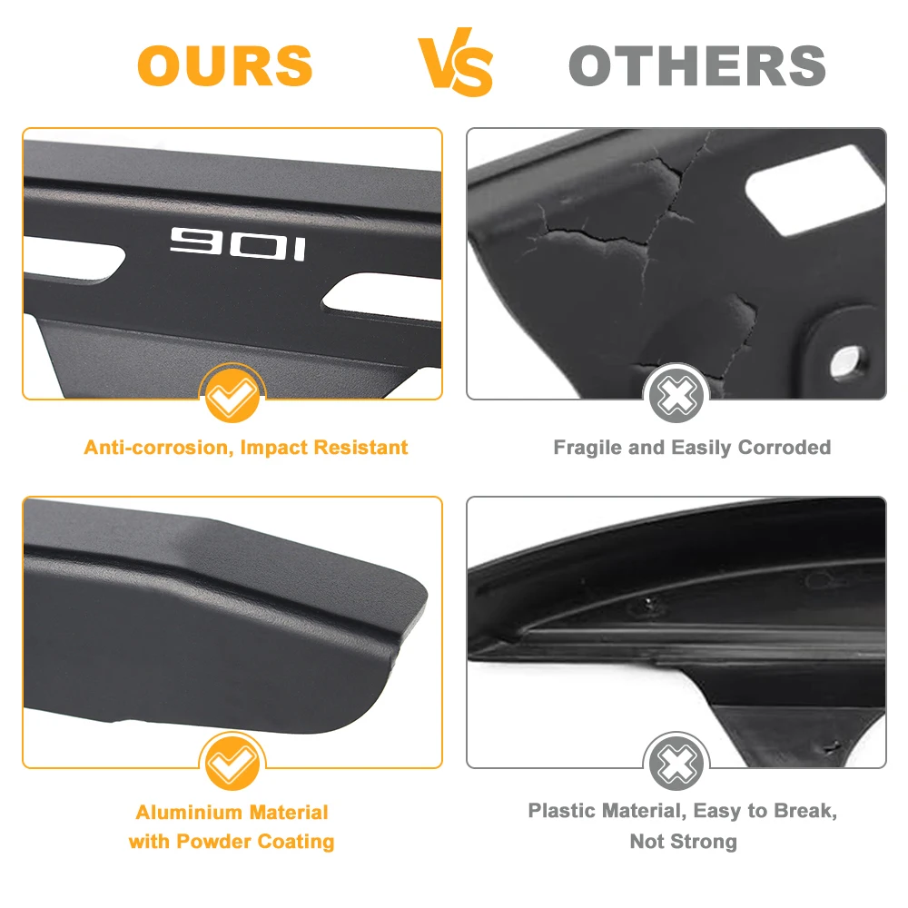 Motorcycle Chain Protector Guard Fit For Husqvarna Norden 901 / Expedition 2022 2023 2024 Chain Guide Guard  Rear Sprocket Cover