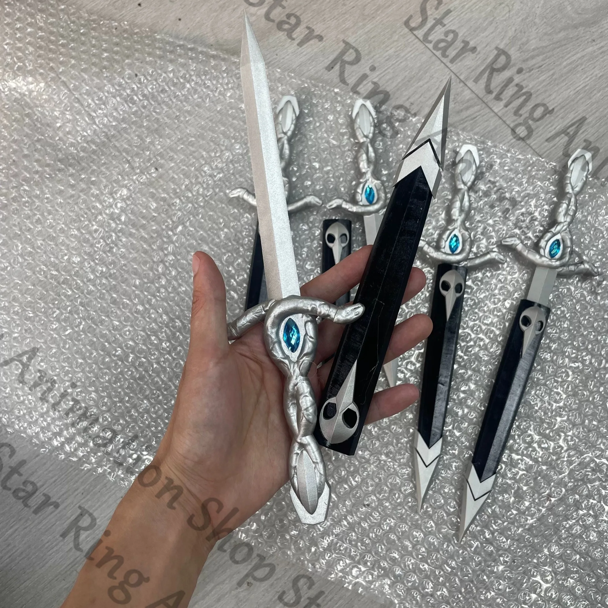 

Anime Identity Ⅴ Seer Eli Clark Sword Saber Dagger Stiletto Weapon 3d Printing PLA Prop Property Dress Up Cospaly Cartoon Gift