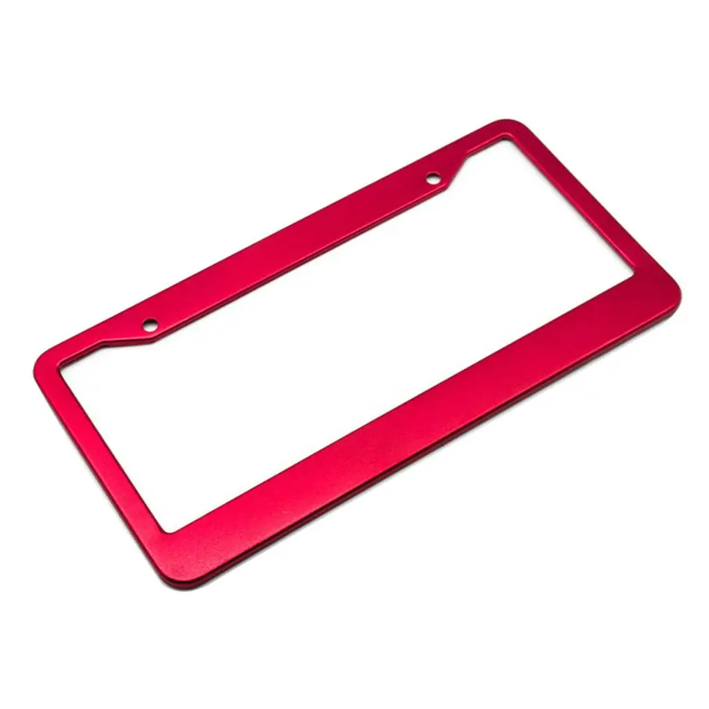 Metal License Plate Frame for Men Women Tag Holder Aluminum Alloy Car Tag Frame with Screws