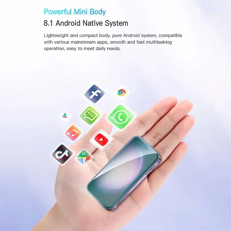 SOYES XS15 3.0in Android8.1 Mini Smartphone 2GB RAM 16GB ROM Dual SIM Standby 3G Network Compact Mobile Phone