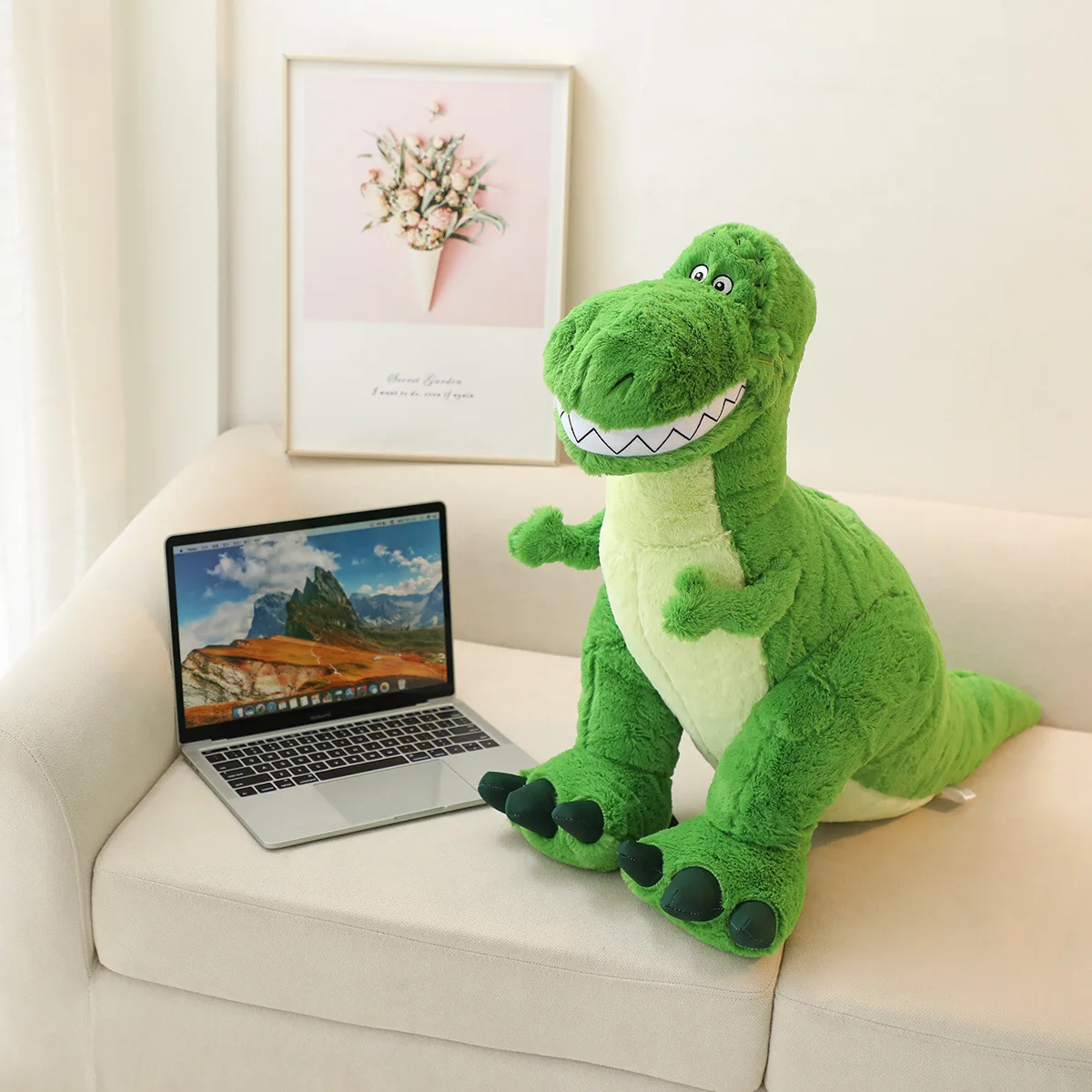 Toy Story Rex 50/70 cm peluche peluche le dinosaure Rex vert garçon poupée Rex dinosaure peluche enfants cadeau doux oreiller jouets cadeau