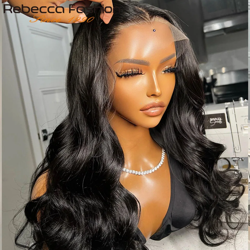 Body Wave Wigs T Lace Front Wigs Human Hair Wig 100% Unprocessed Indian Virgin Remy Hair Wigs for Women 180% Density 28 Inches