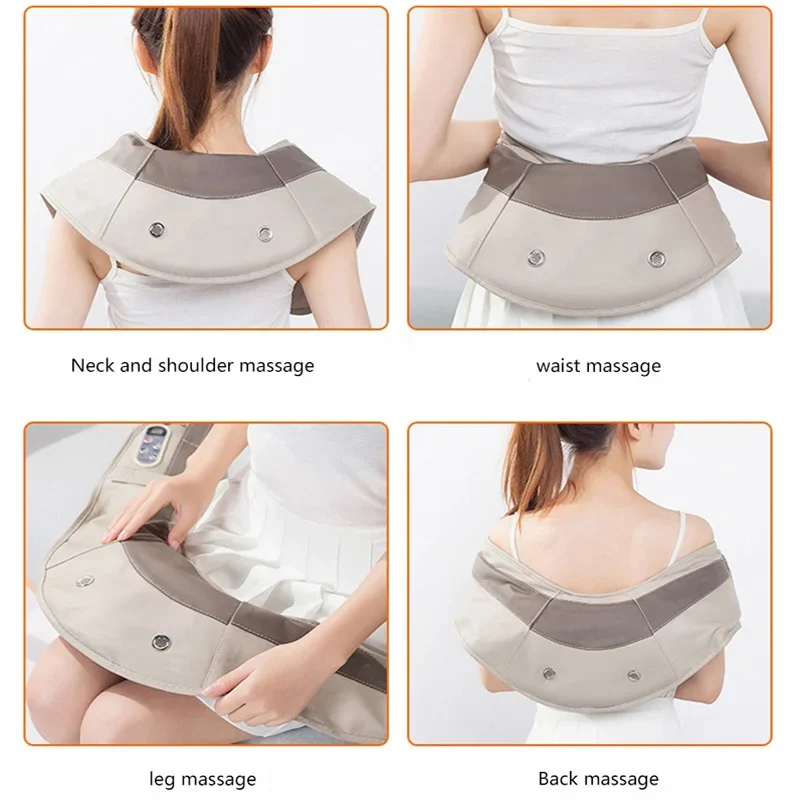 

Electric Body Massage Shoulder Shawl Acupressure Simulated Kneading Neck Massager Relaxation Health Care Massage Corporal Relaxa