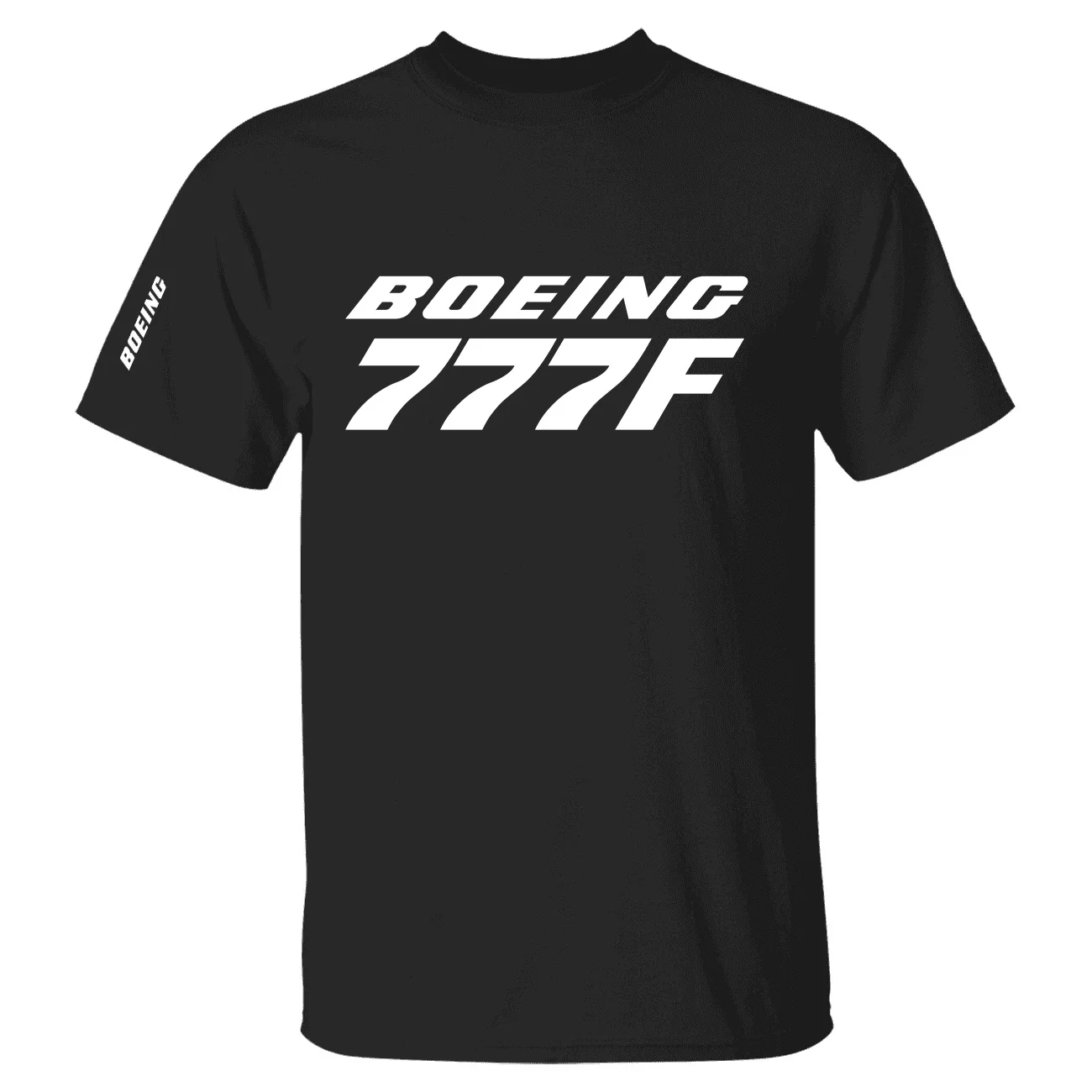 New Style Men Clothing Boeing 777-F Aviation Flight Pilots Short Sleeve T-shirts Men Women Cotton Graphic T Shirts