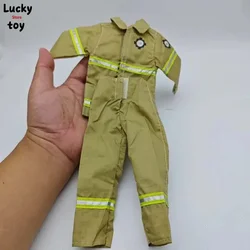 1/6Scale Male Solider Combats Firefighter Uniform Rescue Clothing Model for 12in Action Figure Doll Toys  Accessories