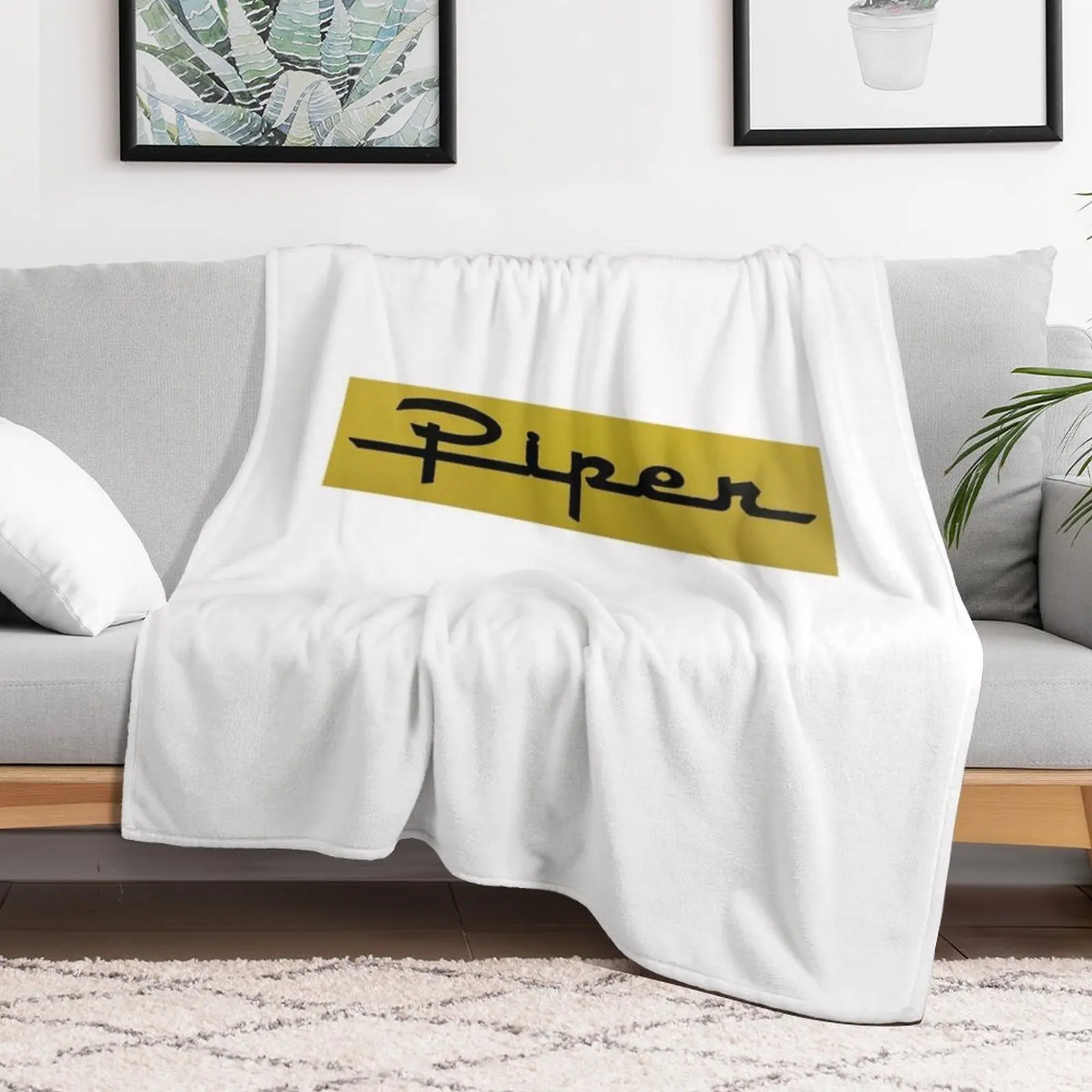 Old Piper aircraft Throw Blanket Decorative Throw bed plaid Single Blankets For Sofas Blankets