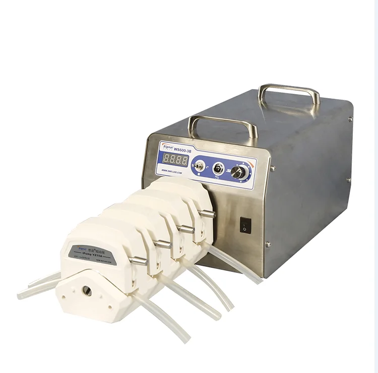 3.12-2416ml/Min Multi Channel Industrial Constant Flow Peristaltic Pump For Fine Chemicals