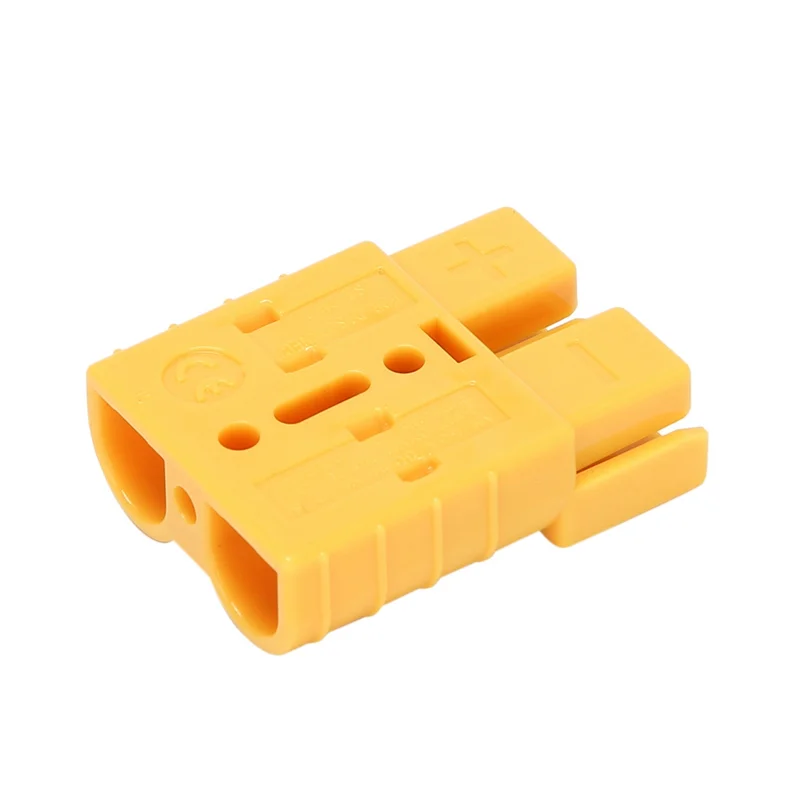 

6X для разъемов в стиле Anderson 50A 600V 6-12AWG AC/DC электроинструмент для 6AWG с твердыми клеммами с покрытием, желтый цвет