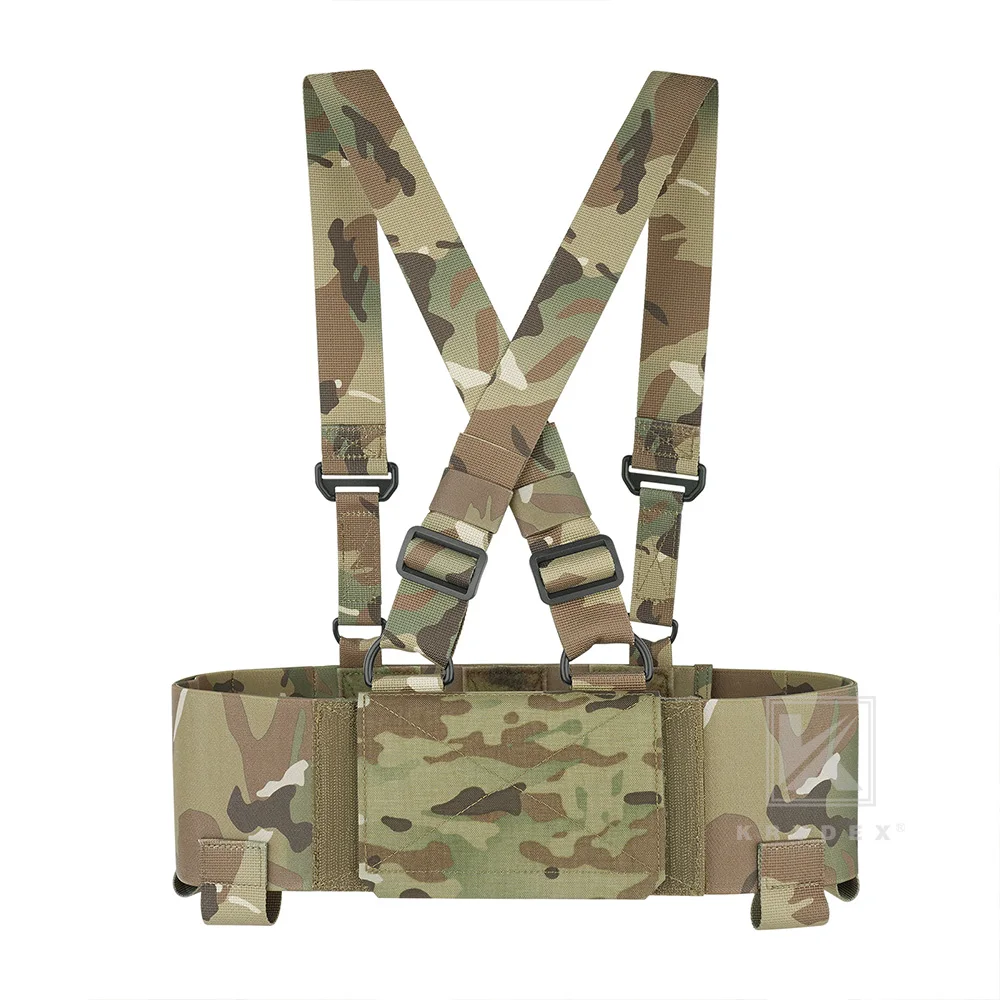 KRYDEX Tactical Ready Chest Rig Concealed Rig Elastic Cummerbund X Harness + Sticky GP Candy Pouch 5.56 Triple Mag Pouch