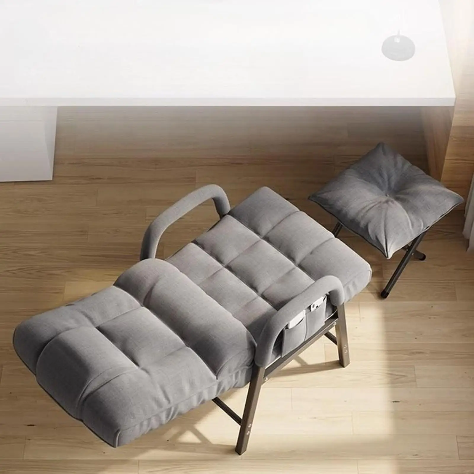 Chaise inclinable ergonomique, siège rembourré, dossier haut, cadre métallique, Support de cou épais pour dortoir, chaise de lecture pour jeu