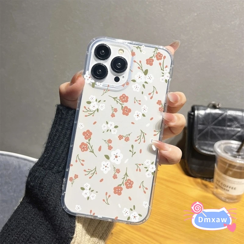 For OPPO Reno 11 11F 10 9 8 6 Pro Plus 8T 7 3 Pro SE 5 4 5G 4G 7 4 SE Phone Case Soft Silicone Cute Flowers Transparent Cover 5