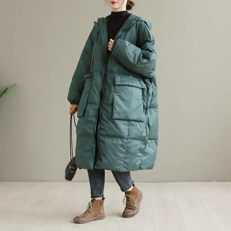 Autumn and Winter New Women's Down Cotton Jacket Oversized Windproof Style Overcomes