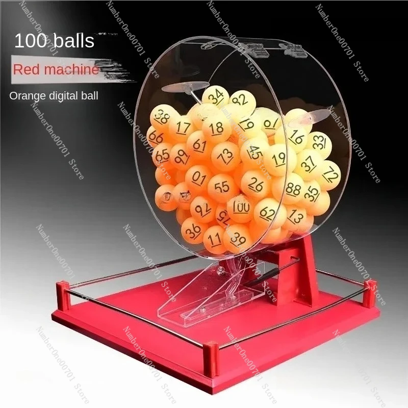 Manual lucky lottery machine lottery table tennis number selection activity