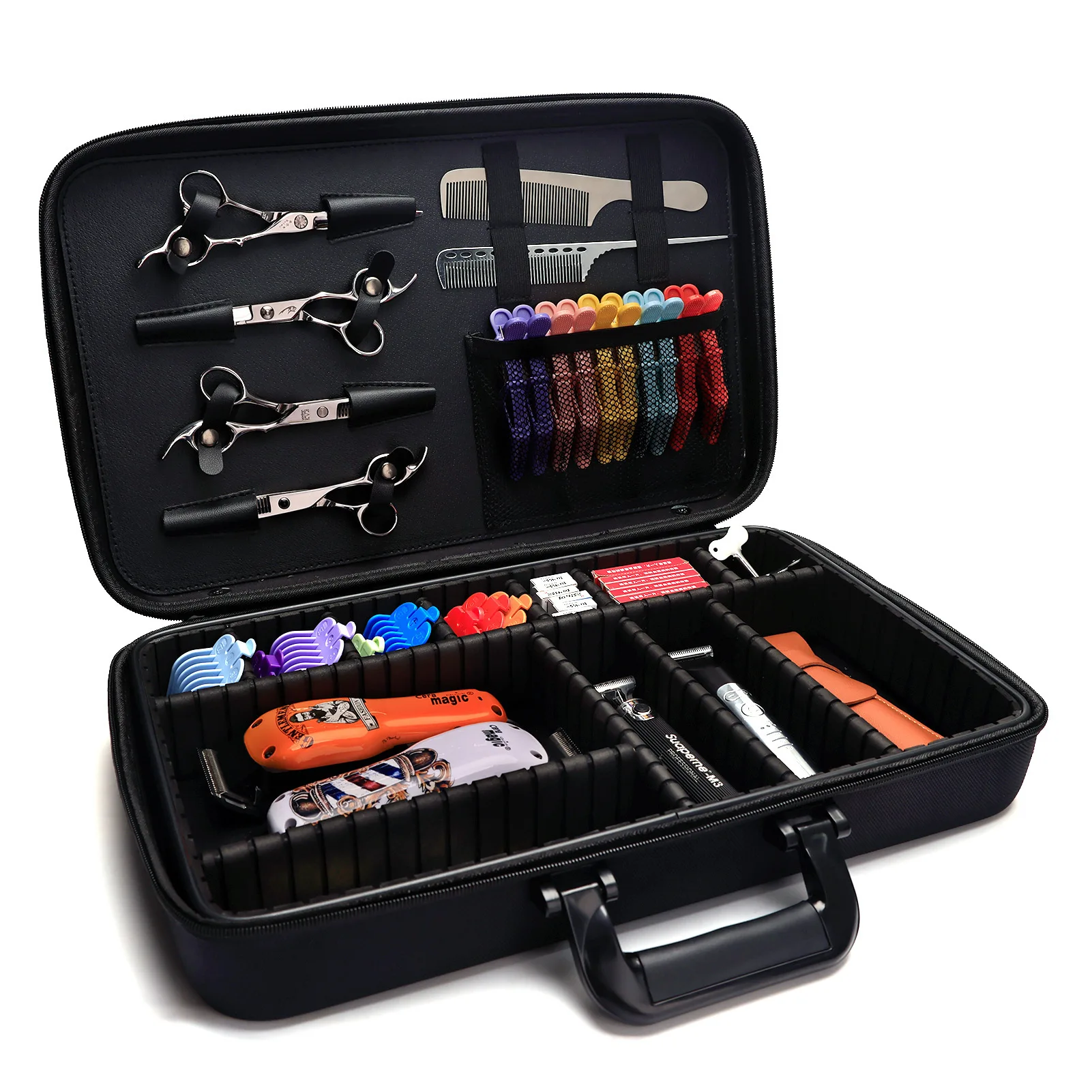 Hair Styling Travel Tool Makeup Bag Barber Large Hairdresser Handbag Professional Salon Hair Cutting Grooming Kit Storage Bag