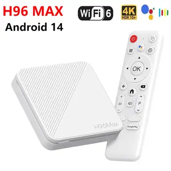 2024 Yeni H96 Max H313 Android 14 tv kutusu 2 GB 16 GB Desteği 4 K HD Video Akıllı TV Kutusu Wifi6 BT Set Üstü Kutusu Google Sesli Medya Oynatıcı