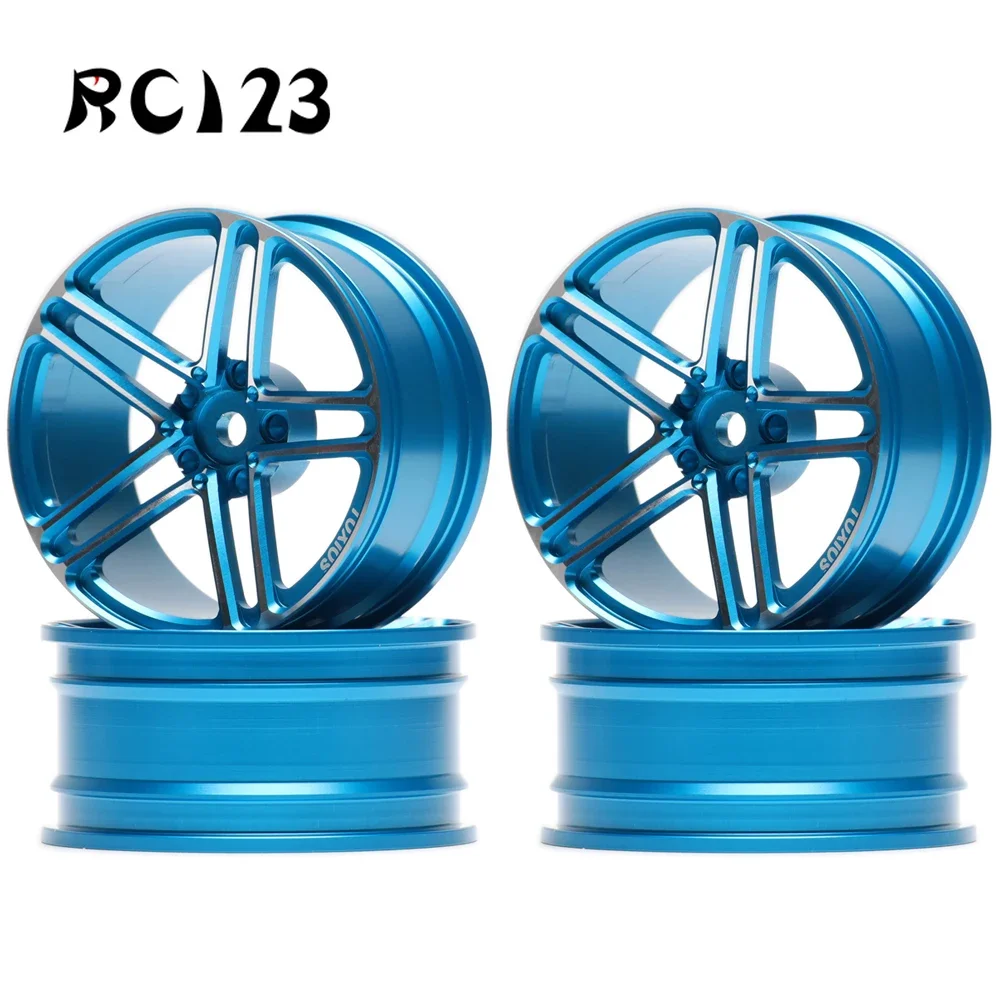 

4P Aluminum 5 Spoke Wheels Rims FOR RC 1/10 On-Road Drift HSP Tamiya Traxxas HPI Kyosho RedCat SAKURA