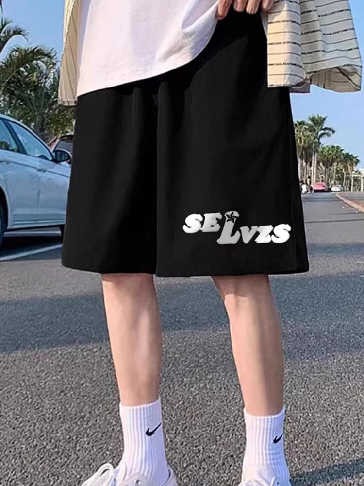 

Летние мужские рта из 5 предметов, свободные прямые брюки с высокой талией, повседневные брюки в американском стиле, универсальные, дышащие, удобные