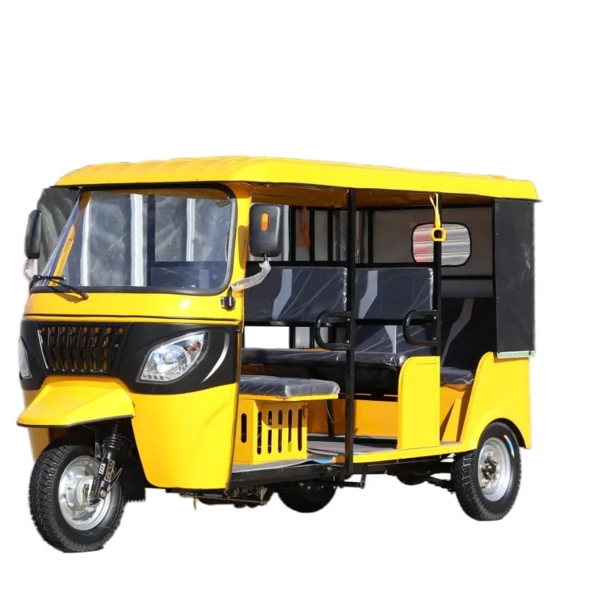 

Three wheeled gasoline passenger car/passenger car, with three rows of seats, can accommodate nine people