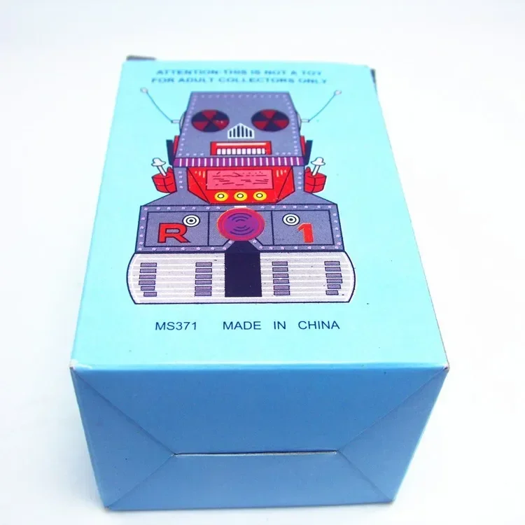 Jouet mécanique mécanique pour enfants, collection classique, rétro, horloge, liquimanquer, métal, marche, 18 précieux, rappel de robot de sonde de lune, cadeau pour enfants