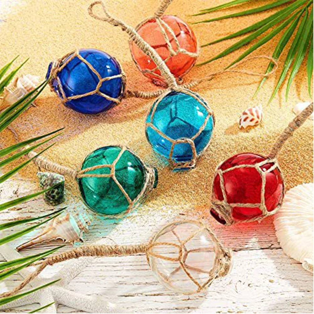 Transparent Painted Ball Crystal Agate Slices Pendant Plastic Pendant Agate Mineral Stone DIY Crafts Painted Hanging Ornament