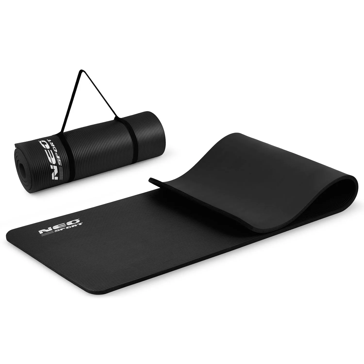 Exercise Mat Thick 183x60 cm Neo-Sport - 192300 Black