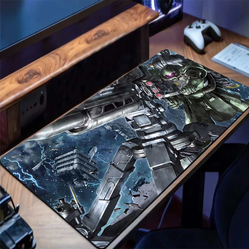 

Mechanical Warrior Gundam Zaku II Mouse Pad Laptop Desk Mat Rubber Gaming Mats HD Mousepad Mouse Mat PC Accessories Keyboard Pad