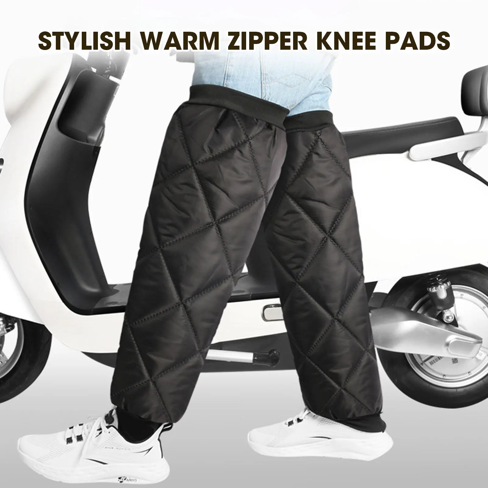 Motorcycle Winter Knee And Motorcycle Leg Protectors Warm Motocross Knee Pads Scooter E-bike Trikes Use In Winter Scooter Leg