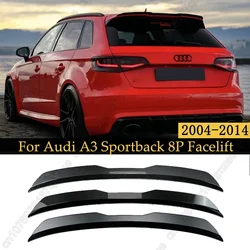 Rear Roof Spoiler Lip For Audi A3 Sportback 8P Facelift 2004-2013 Car Rear Wing Gloss Black ABS Body Kit Tuning Accessories