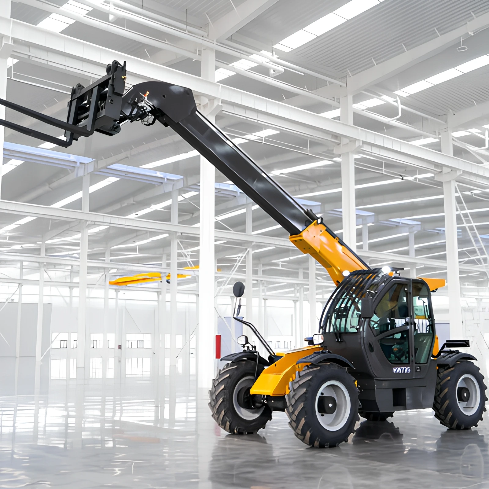 High Quality YG735 Telescopic Telehandler Forklift 3500kg Capacity 7m Lifting Height Rough Terrain Solid Tires