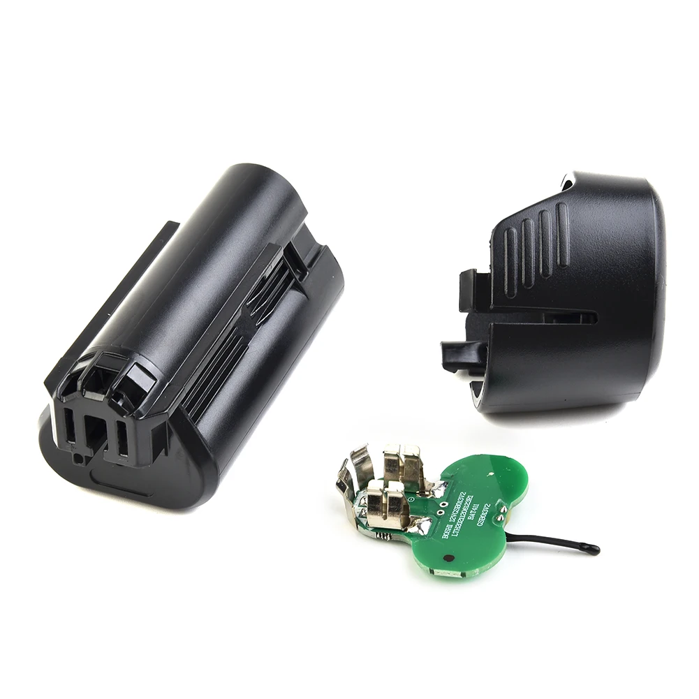 Lithium Battery Top Shell 3pcs/set TSR1080 BAT411 Black Case Circuit Board GSA10.8V Housing Shell Kit Li-ion Box