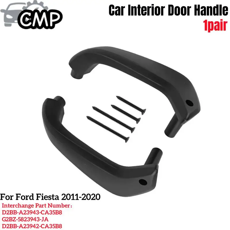 

2pcs Left&Right Interior Door Handle Manual Window Panel G2BZ-5823943-JA D2BB-A23943-CA35B8 For Ford Fiesta 2011-2020 Car Parts
