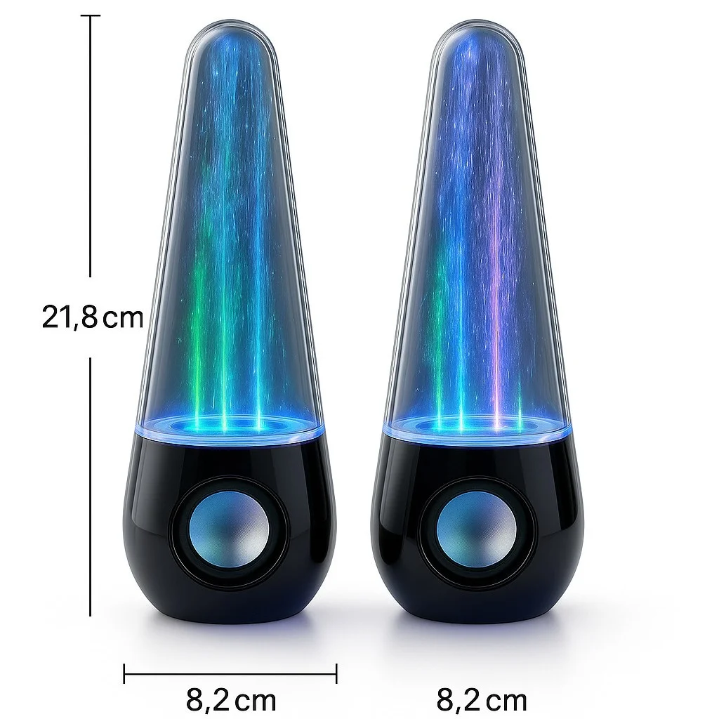 

Настольный HIFI 3D стерео объемный сабвуфер, динамики для танцев на воде, светодиодный светильник, Altavoz, поддержка компьютерных музыкальных плее