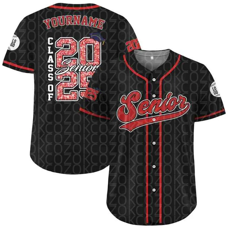 Semester Custom Team Baseball Jersey for Men Women Short Sleeve JerseyShirt Team Shirts Hip Hop Unisex Tops