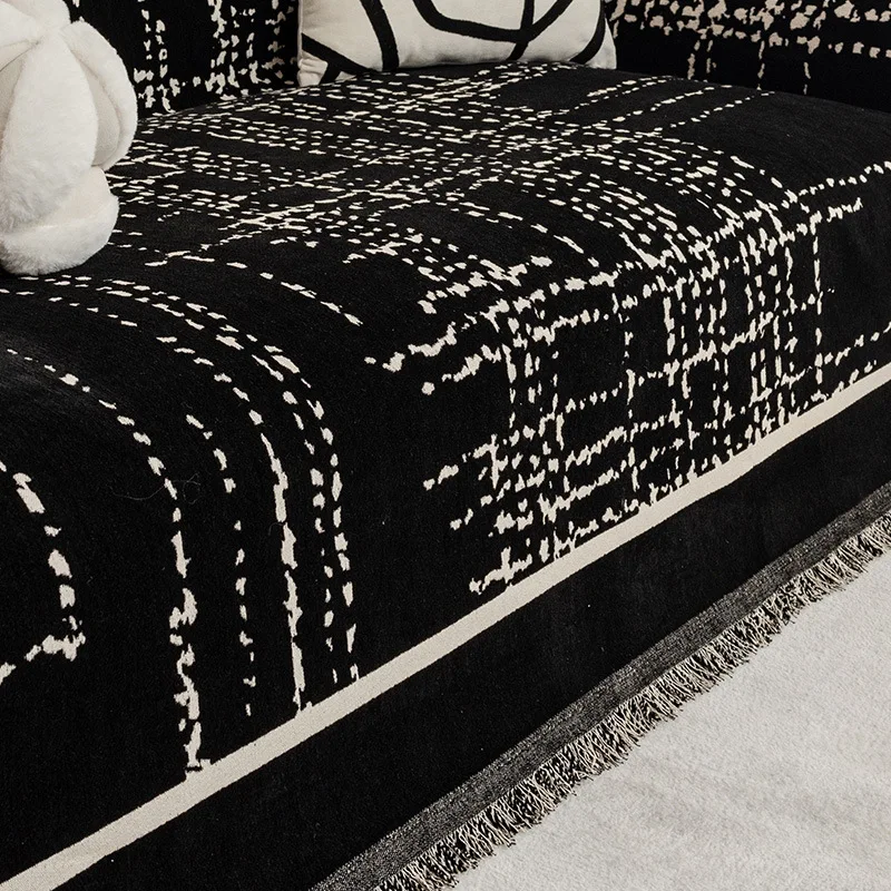 Chenille Sofa Cover Cloth Bohemian Premium Feeling Four Seasons Universal Sofa Cover Simple and Fashionable Sofa Blankets