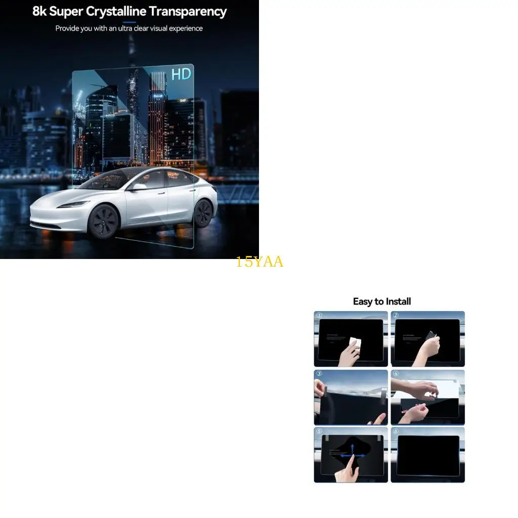 

15YA Sunlight читается 15,4 -дюймовая защита дисплея Пленка автомобильные сенсорные экраны антисферы