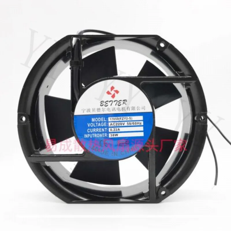 

Y + ДЛЯ 1 шт. 17050 (FZY2-S) AC220V 0,22A 38W Осевой охлаждающий вентилятор для шкафа