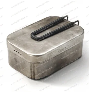 H-2013 Large Hard Alumina large Capacity Bento Box Camping Picnic Portable aluminum Vintage Lunch box