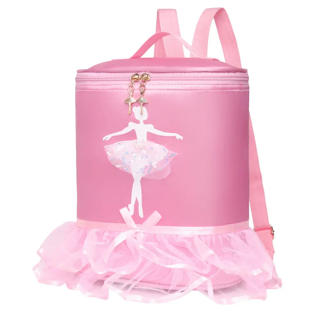 

Ballet Dance Backpack Nylon Fabric Large Capacity Adjustable Shoulder Strap Girl Dance School Bag Ballet Shoes Clothes Storage