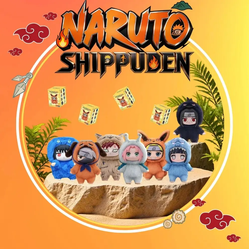 TOP TOY Original Naruto Blind Box, Muñeco de Peluche de la Fiesta de las Bestias, Colgante para Mochila, Juguete de Peluche para Fans del Anime