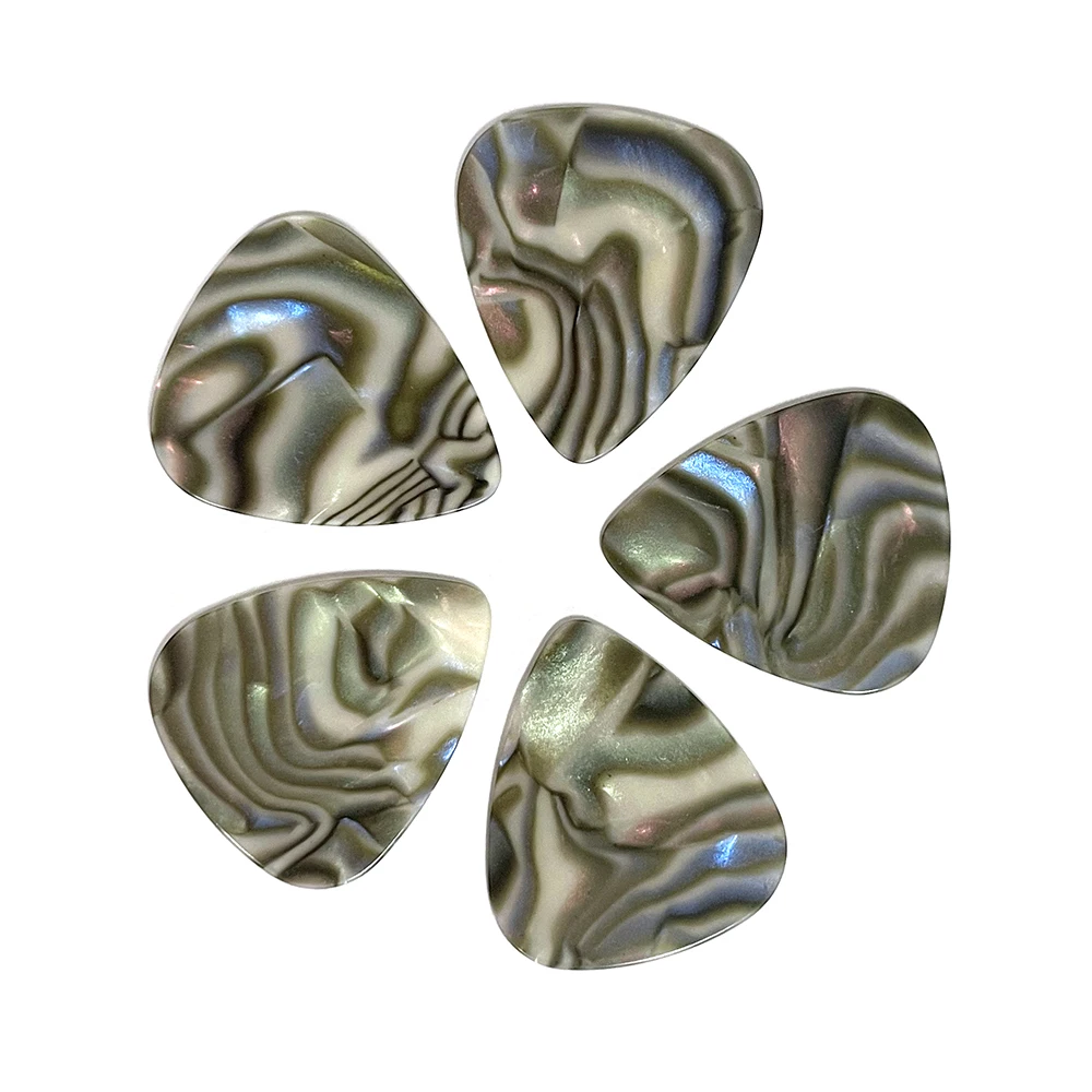 Lots of 100 pcs New Heavy 0.96mm Guitar Picks Plectrums Celluloid  Assorted colors