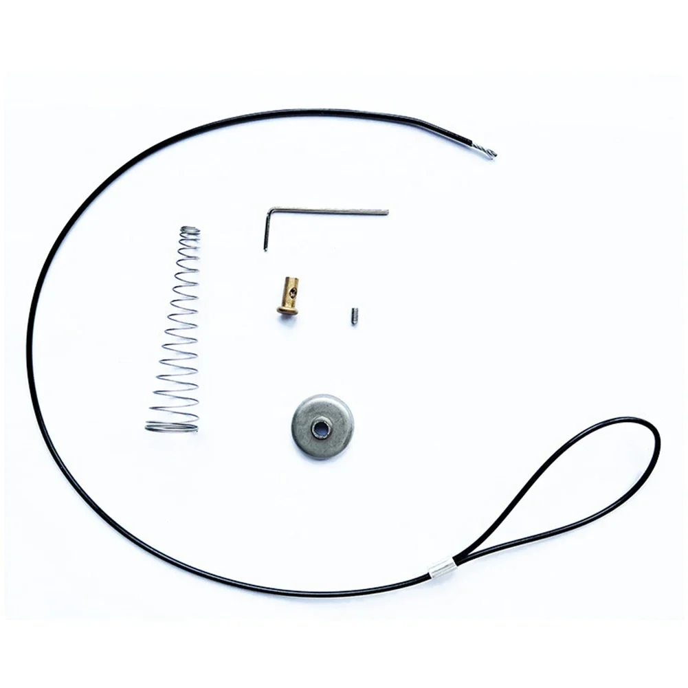Adjustable Gate Latch Cable Pull with Spring Loaded Design Suitable for Metal and Wooden Fences Offering Reliable Security