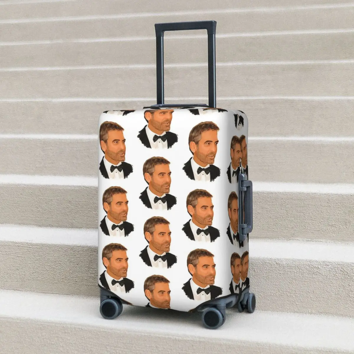 جورج كلوني غطاء حقيبة اللوحة الرقمية حماية مرونة السفر الأمتعة حامي يغطي لمدة 18-32 بوصة