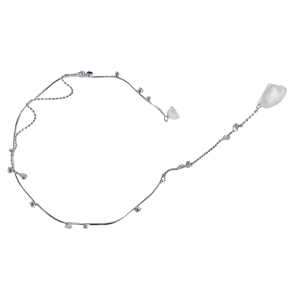

Headband Necklace Hair Accessory Wavy Design Hoop Accessories for Fashion Headwear Decorative Hairband