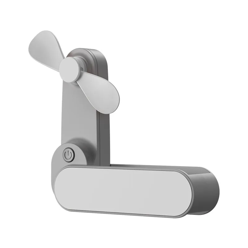 Mini Pocket Fans Student Outdoor Travel Multi functional Portable Rechargeable Fan Mute Handheld Small Folding Fan