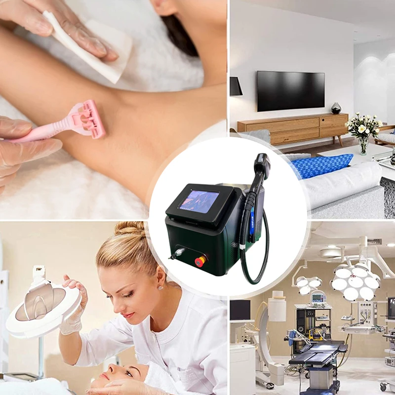 

Professional level diode soprano hair removal device, large screen and high power, suitable for all hair types - Easy Salon use