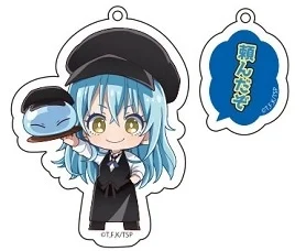 Game Rimuru Tempest Shion Shizu Souei Benimaru Shuna Keychain Doll Anime Acrylic Keyring Pendant for Gift